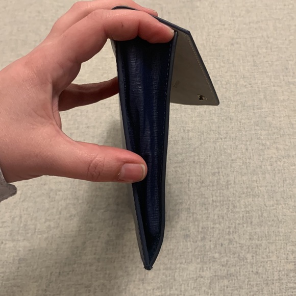 C. Wonder Faux Blue Leather E reader holder / Clutch - Picture 6 of 6